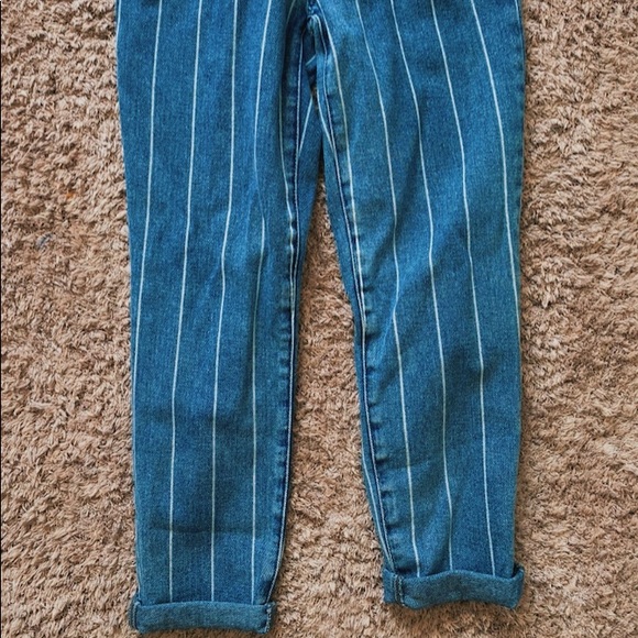 ✿pacsun pinstripe overalls✿ - Picture 2 of 6